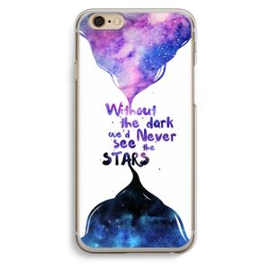 Stars quote: iPhone 6 / 6S Transparant Hoesje