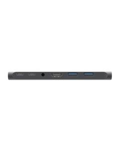 Sitecom AC-1003 interface hub USB Type-C 5000 Mbit/s Zwart, Grijs