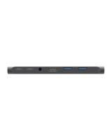 Sitecom AC-1003 interface hub USB Type-C 5000 Mbit/s Zwart, Grijs - thumbnail