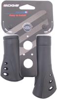 Edge De ergo venti handvatten - 22mm - rubber - 125 + 92mm - 119g - zwart