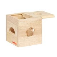 Goki houten sorteerkubus met blokken
