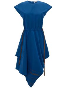 JW Anderson robe courte à ourlet asymétrique - Bleu