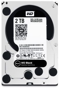 Western Digital Black™ 2 TB Harde schijf (3.5 inch) SATA III WD2003FZEX Bulk