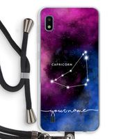 Sterrenbeeld - Donker: Samsung Galaxy A10 Transparant Hoesje met koord