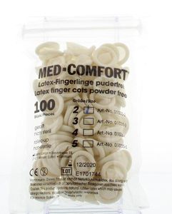 Med Comfort Vingercondooms latex S 2 (100 st)