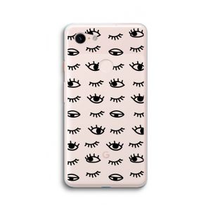 Eye pattern #2: Google Pixel 3 XL Transparant Hoesje