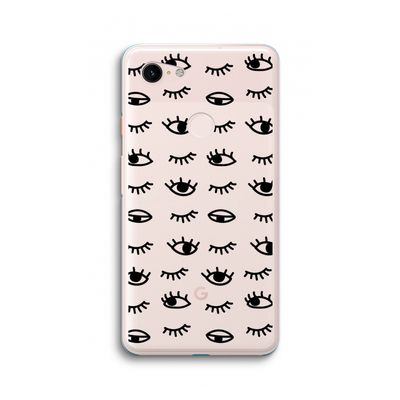 Eye pattern #2: Google Pixel 3 XL Transparant Hoesje