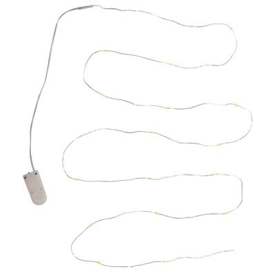 Lichtsnoer - 20 mini micro led lampjes - 220 cm - batterijen - kerstverlichting