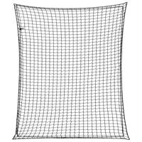 VidaXL Aanhangwagennet elastisch touw 3,5x3 m polypropeen zwart