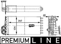 Kachelradiateur, interieurverwarming AH88000P