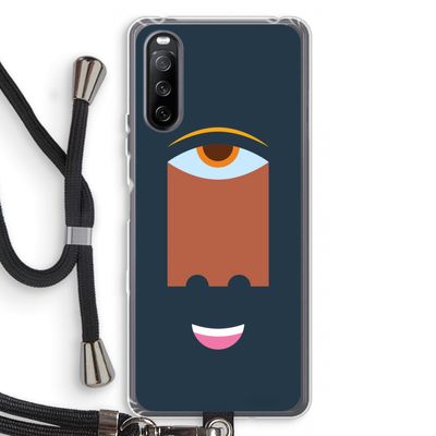 Mono M: Sony Sony Xperia 10 III Transparant Hoesje met koord