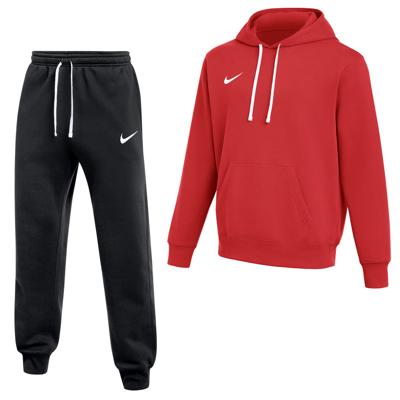 Nike Park 26 Fleece Pullover Hoodie Joggingpak Rood Zwart