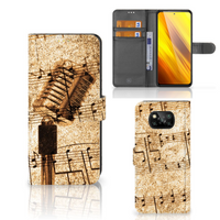 Xiaomi Poco X3 | Poco X3 Pro Telefoonhoesje met foto Bladmuziek - thumbnail