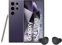 Samsung Galaxy S24 Ultra 256GB Paars 5G + Galaxy Buds 2 Pro Zwart