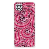 Samsung Galaxy A22 5G Hoesje maken Swirl Pink