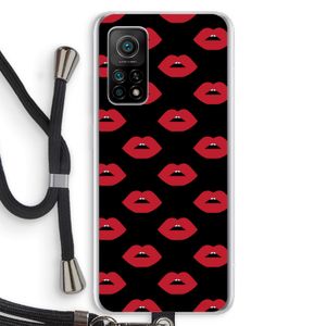 Lips: Xiaomi Mi 10T 5G Transparant Hoesje met koord