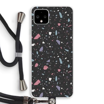 Terrazzo N°16: Pixel 4 XL Transparant Hoesje met koord