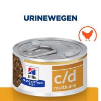 Hill&apos;s Prescription Diet C/D Multicare Urinary Care Stoofpotje Kat met Kip & Groenten 24x82g blik