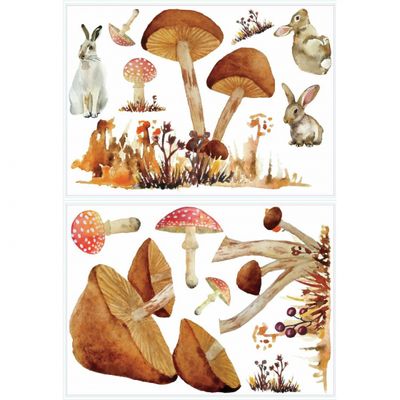 RoomMates muursticker Mushroom junior 83,51 x 127 cm