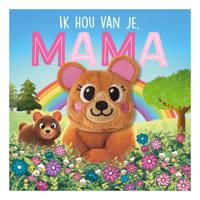 Rebo Publishers Ik hou van je, mama - vingerpopboek
