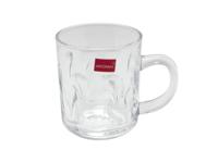 Beker glas 'druppel' 230ml 6 stuks