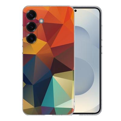 TPU Hoesje Samsung Galaxy S25 Plus - Polygon Color Backcover