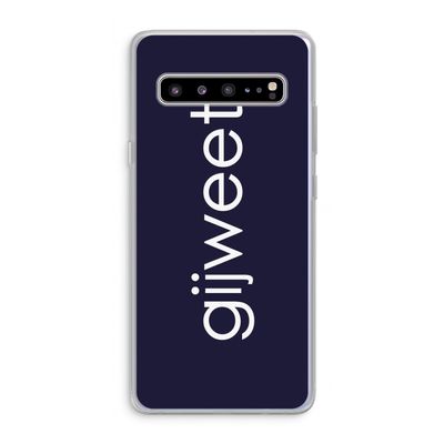 Gijweet: Samsung Galaxy S10 5G Transparant Hoesje