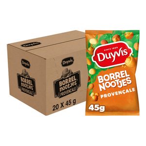 Duyvis - Borrelnootjes Provençale - 20x Minizakjes