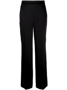 JOSEPH Tova satin-finish silk trousers - Noir