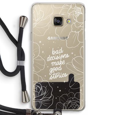Good stories: Samsung Galaxy A3 (2016) Transparant Hoesje met koord