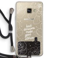 Good stories: Samsung Galaxy A3 (2016) Transparant Hoesje met koord