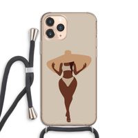 Let's get salty: iPhone 11 Pro Transparant Hoesje met koord