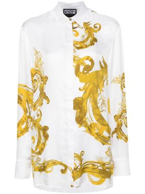 Versace Jeans Couture t-shirt Watercolour Couture en coton - Blanc