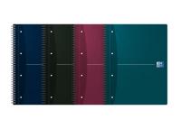 Collegeblk oxf ess a4+ ln 4g 180pag 80gr assorti | 5 stuks