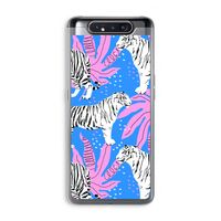 Tijger: Samsung Galaxy A80 Transparant Hoesje