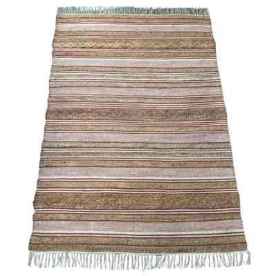 Vloerkleed Naturel Jute Wol Cognac - in 3 maten