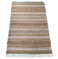 Vloerkleed Naturel Jute Wol Cognac - in 3 maten