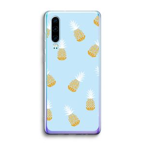Ananasjes: Huawei P30 Transparant Hoesje
