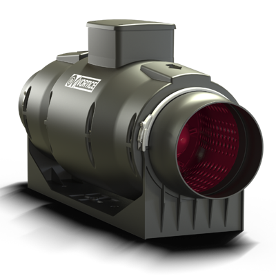 Vortice Buisventilator Lineo 150 &apos;quiet&apos; - Aansluiting 150mm - 3 Standen Aan/uit