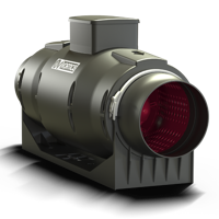 Vortice Buisventilator Lineo 150 &apos;quiet&apos; - Aansluiting 150mm - 3 Standen Aan/uit