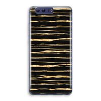 Gouden strepen: Honor 9 Transparant Hoesje