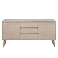 Dressoir Ulfborg - eikenkleur - 40x150x75 cm