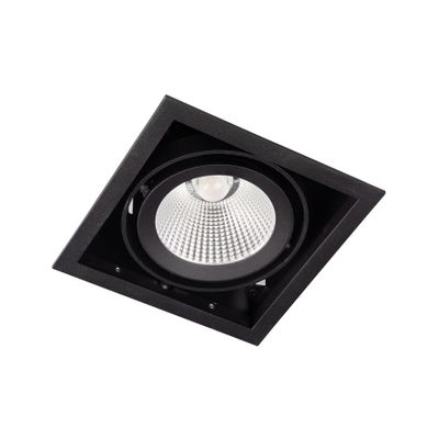 BR0035 LED-inbouwspot 12.6W 2700K Dimbaar Zwart