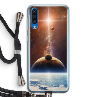 Omicron 2019: Samsung Galaxy A50 Transparant Hoesje met koord