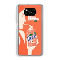 Peach please!: Xiaomi Poco X3 NFC Transparant Hoesje