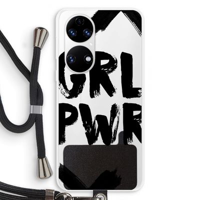 Girl Power #2: Huawei P50 Transparant Hoesje met koord