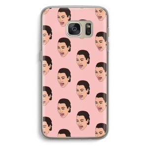 Ugly Cry Call: Samsung Galaxy S7 Transparant Hoesje