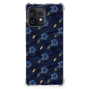 Doorzichtige Silicone Hoesje voor Motorola Edge 40 Pro Voetbal