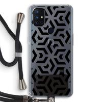 Crazy pattern: OnePlus Nord N10 5G Transparant Hoesje met koord - thumbnail