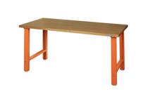 Bahco Werkbank | heavy-duty | met MDF werkblad | 4 poten | in hoogte verstelbaar | oranje | 1800 mm x 750 mm x 1030 mm - 1495WBAH18TD